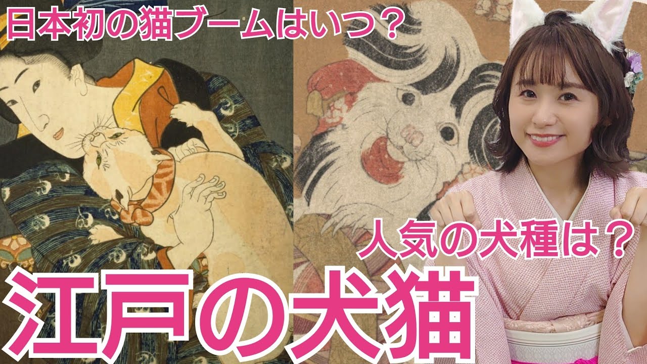 江戸時代の犬と猫