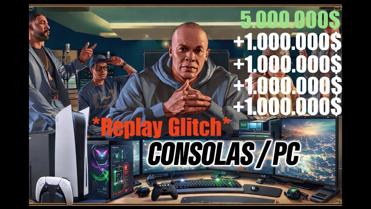 *FACIL* DR DRE REPLAY GLITCH | 5.000.000/HORA |GTA 5 ONLINE | CONSOLAS/PC | 7 MINUTOS!