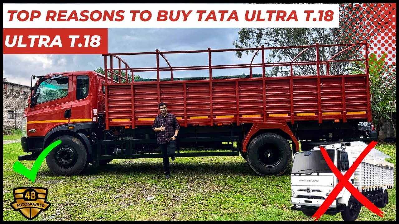 Top Reasons To buy Tata Ultra T.18 over Ashok Leyland Ecomet 1815HE -  Comparison Video in Hindi ||