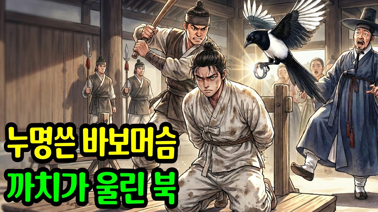 억울한 바보머슴을 치려던 순간, 까치가 ‘증거’를 떨어뜨렸다   야담 ㅣ설화 ㅣ민담 ㅣ전설ㅣ옛날이야기 ㅣ오디오북ㅣ수면동화ㅣ잠잘때듣는이야기