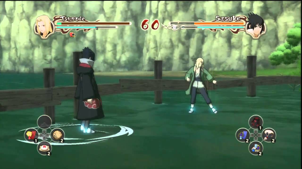 Naruto Ultimate Ninja Storm 2: Tsunade VS. Akatsuki Sasuke