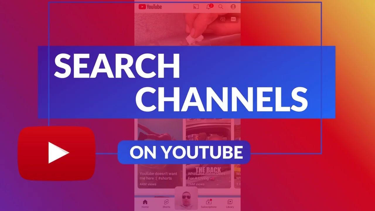 How to Search Channels on YouTube App