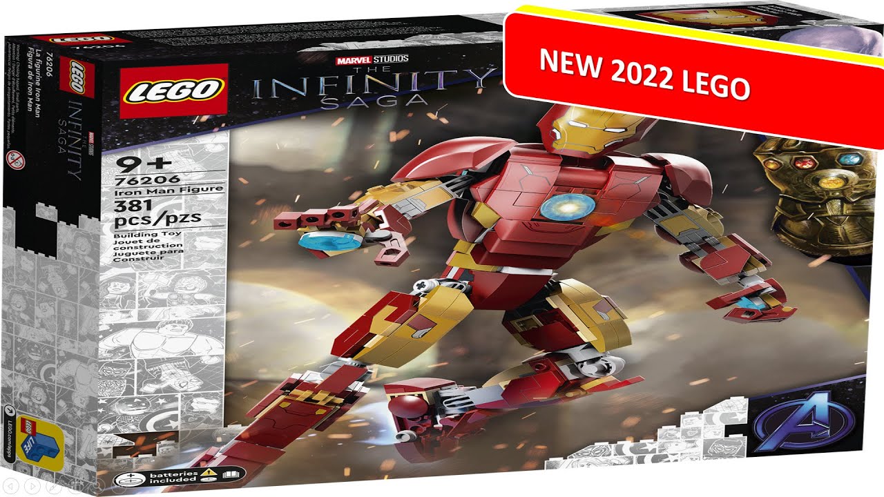 NEW 2022 LEGO MARVEL 76206 IRON MAN FIGURE