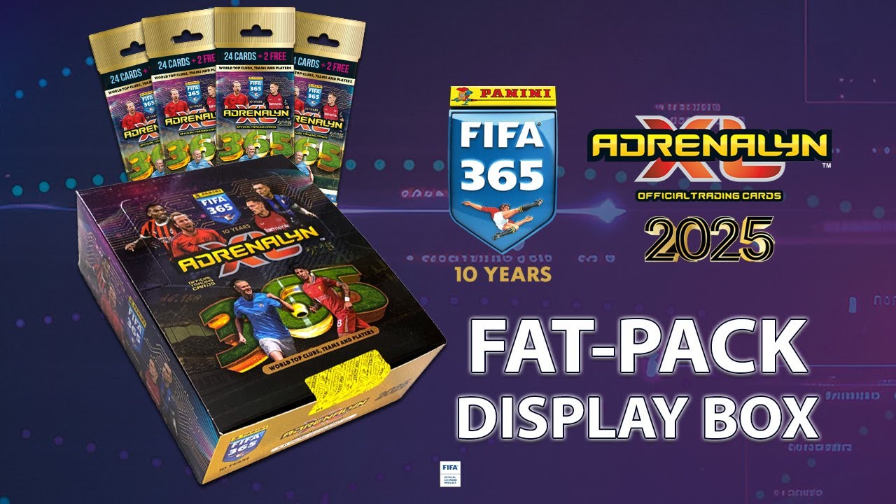 PANINI FIFA 365 Adrenalyn XL 2025 - FAT-PACK DISPLAY BOX