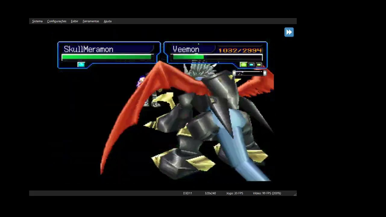 DIGIMON WORLD 2003 Terminando de Treinar Veemon
