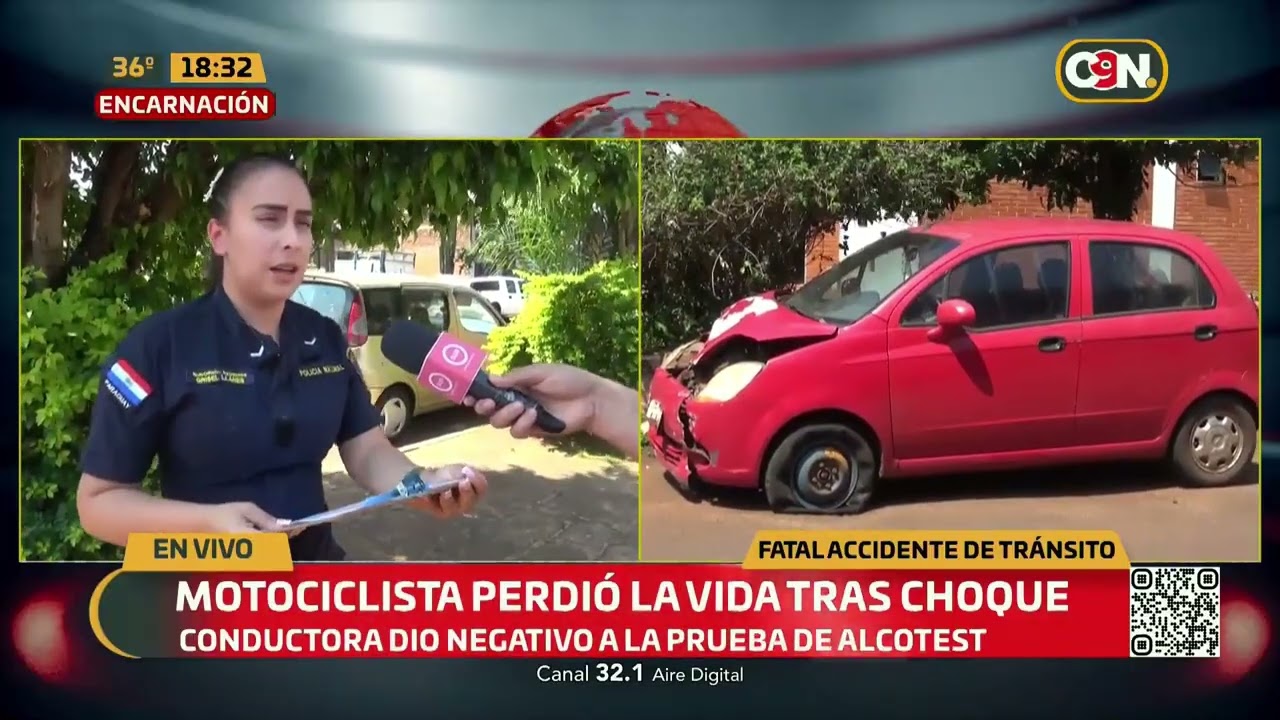 Motociclista falleció tras choque en Encarnación: conductora dio negativo al alcotest