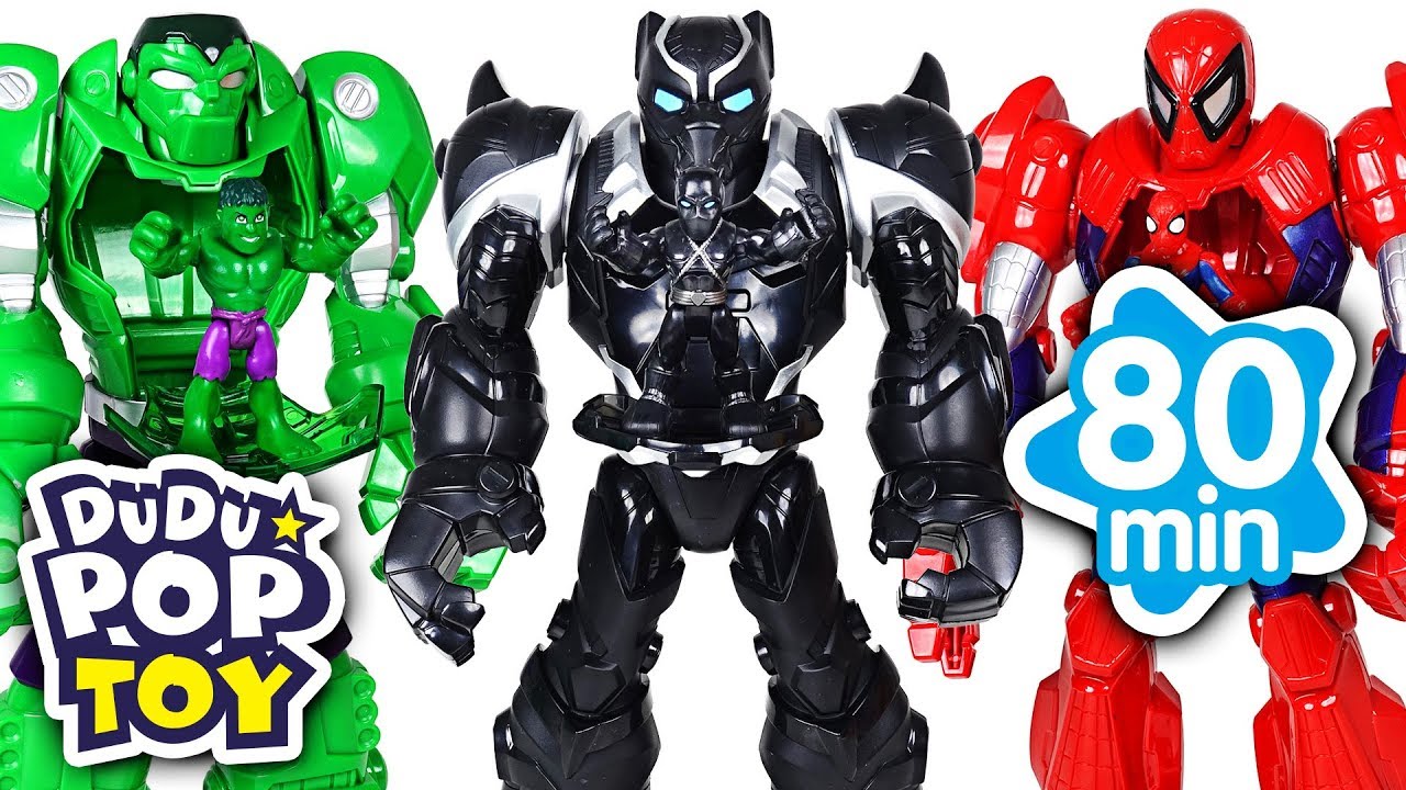 March 2018 TOP 10 Videos 80min Go! Avengers, Paw patrol and PJmasks - DuDuPopTOY