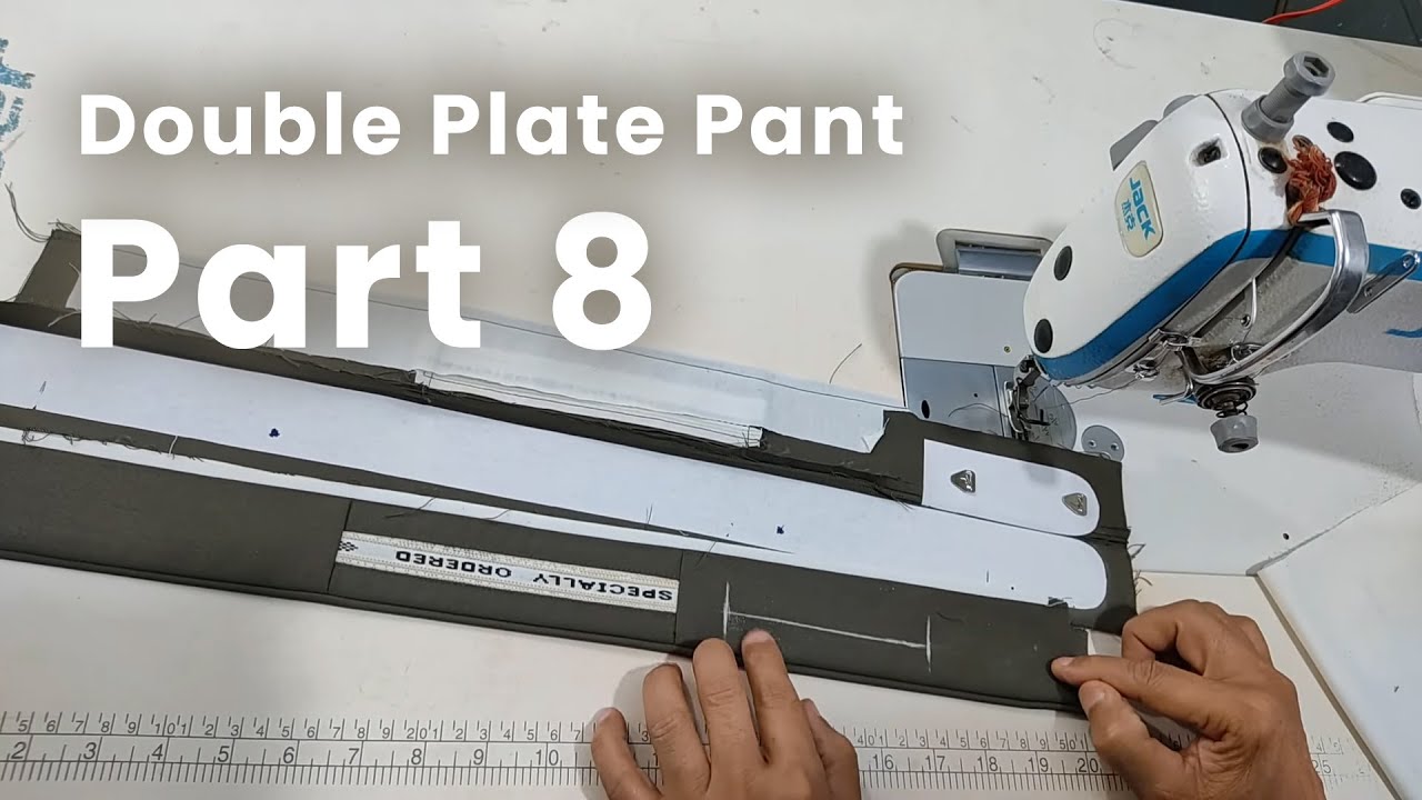 Double plate pant cutting | Double Pleat Pant cutting | 2 plate pant cutting