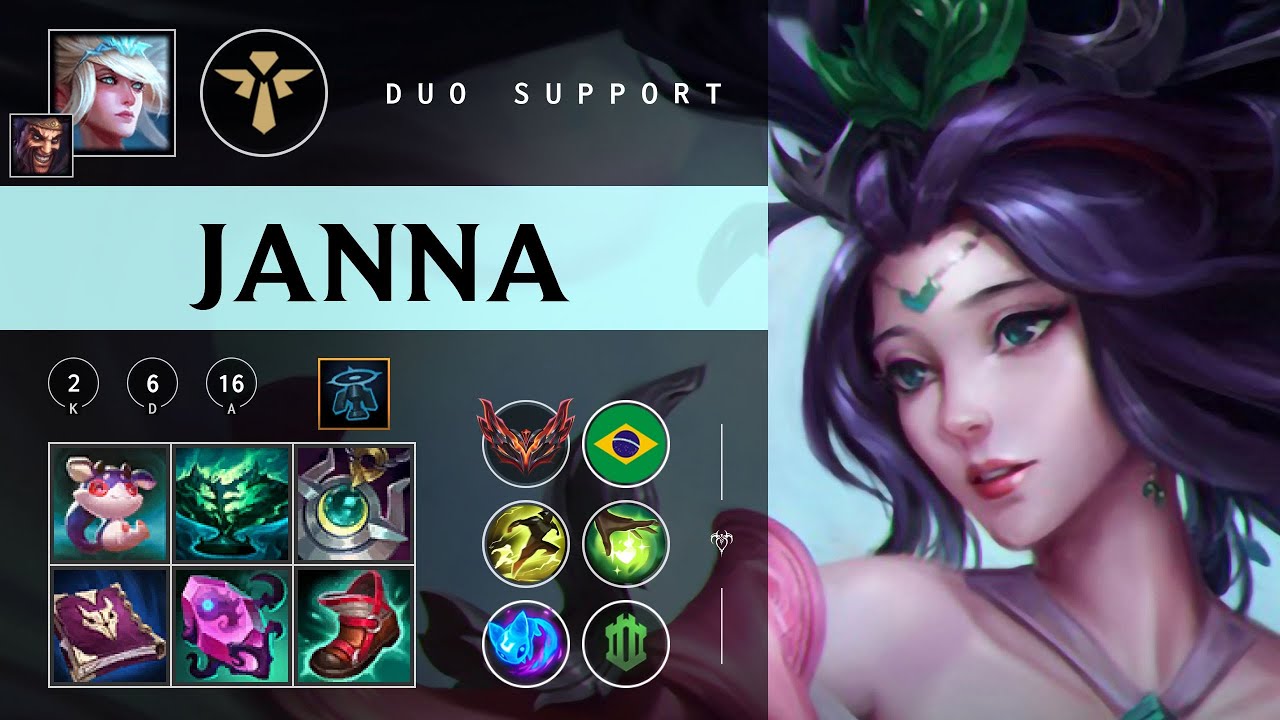 Janna Support vs Senna - BR Grandmaster Patch 26.01