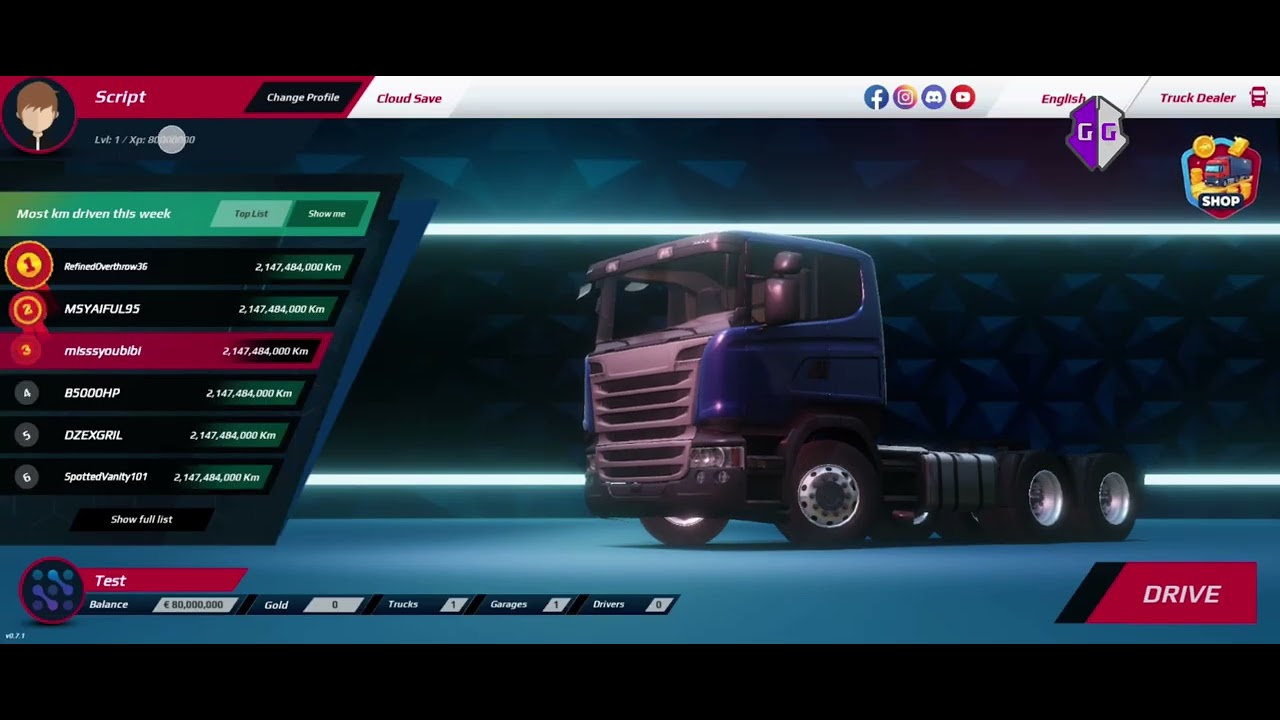 Script truck off europe 3