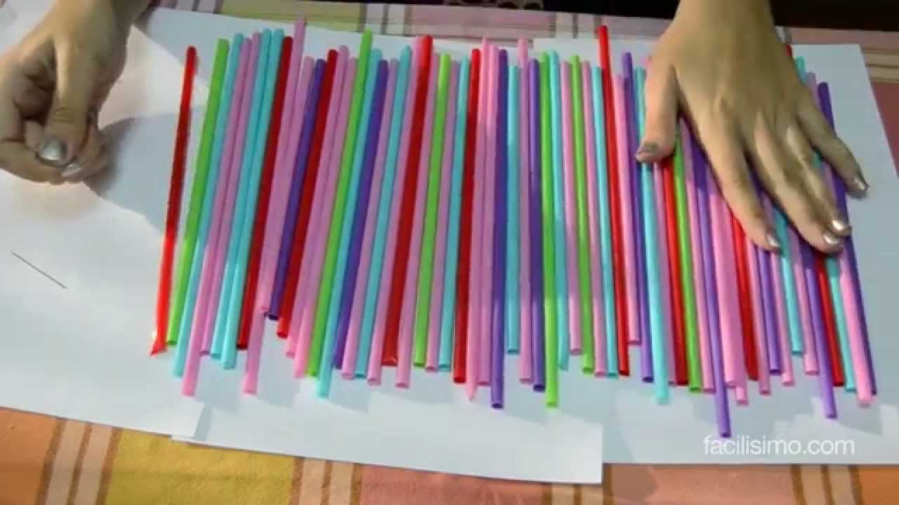 C&oacute;mo decorar una fiesta infantil con pajitas | facilisimo.com