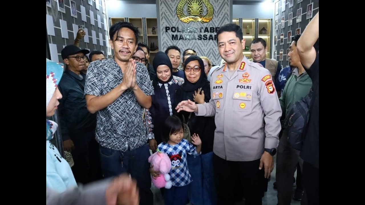 Bilqis Ditemukan, Polrestabes Makassar Kembalikan ke Orang Tuanya
