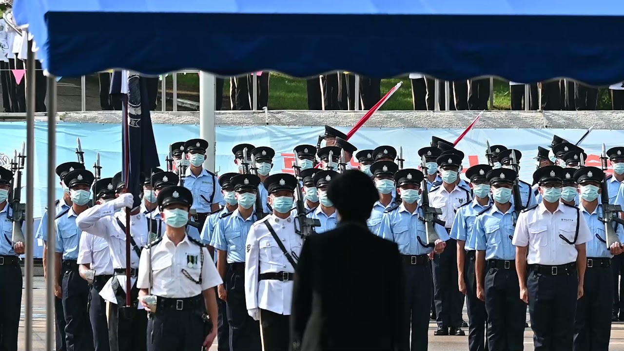香港警察學院結業典禮 中式步操升旗禮