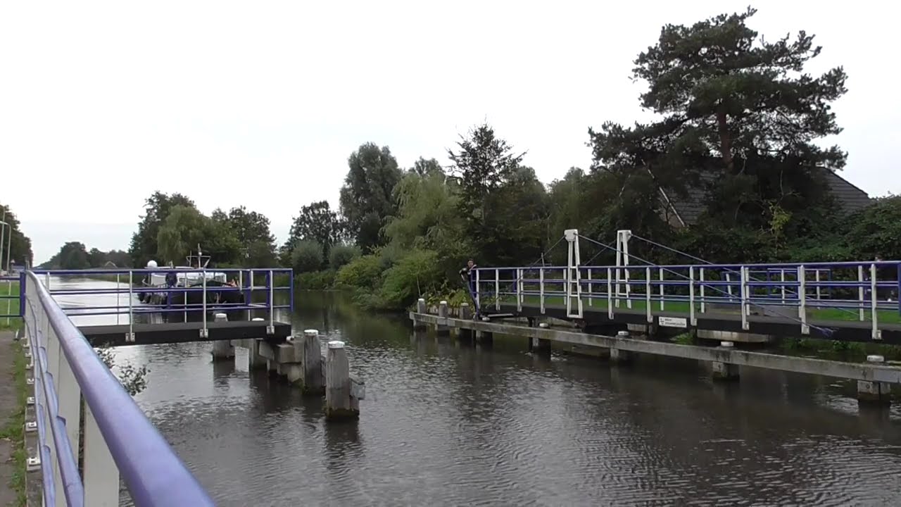 Brugopening Brug Kromme Jakken Noordseschut Draaibrug/ Swingbridge/ Pont Tournant/ Drehbr&uuml;cke
