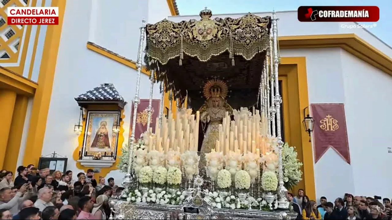 “Candelaria, Luz de la Plata”  en la recogida de María Santísima de La Candelaria