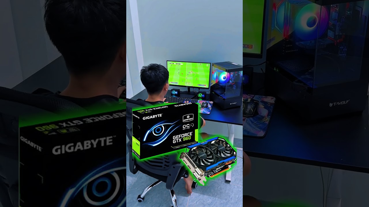 T&acirc;n ch&acirc;u với PC GAMING X99 | E5 2698V3 | Ram 32G | Vga GTX 960 2G D5 #pcgaming #maytinhpc