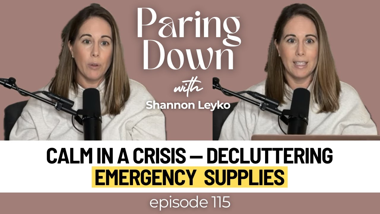 Упорядочивание запасов на случай чрезвычайной ситуации, пока вы еще находитесь в процессе подгото...