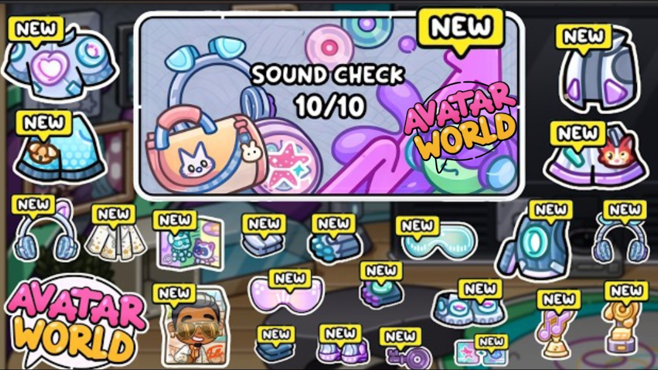 ⭐ NEW UPDATE! ✅ ALL THE SOUND CHECK SECRETS IN AVATAR WORLD 🤩 AVATAR WORLD SECRETS
