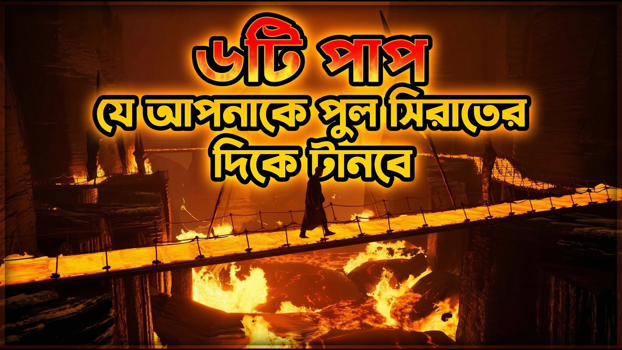 পুল সিরাত অতিক্রম করতে চান? এই ৬টি গুনাহ থেকে বাঁচুন