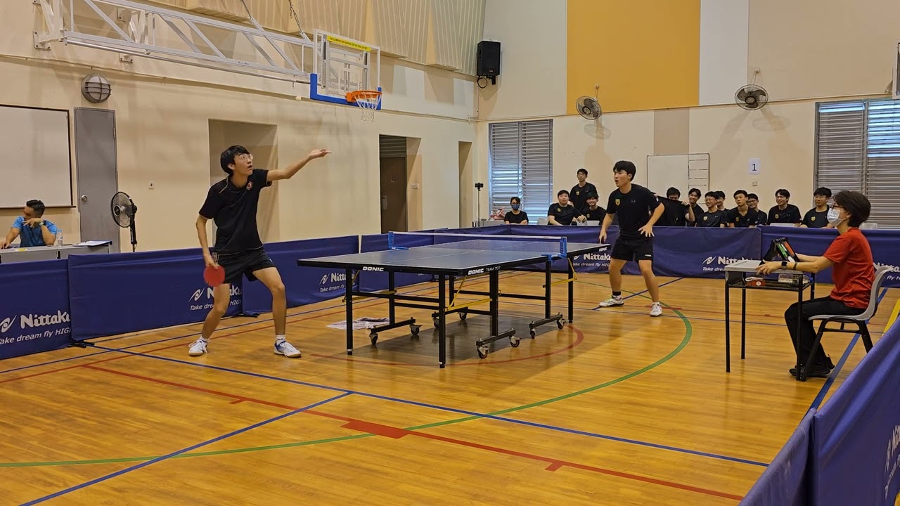 NSG 2023 Prelims VJC vs RI 2nd Singles Thaddeus Vs Xu Han 1/2