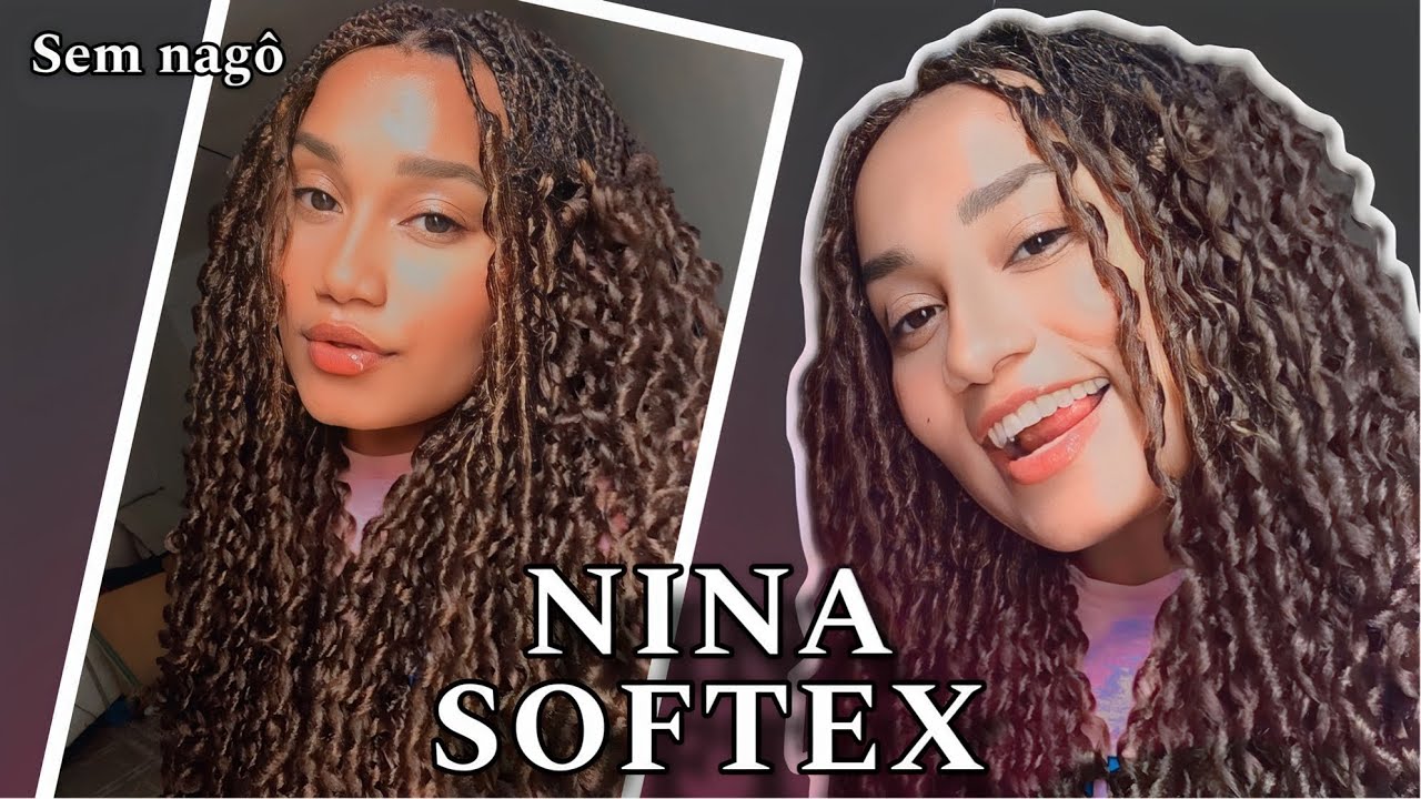 COMO APLICAR NINA SOFTEX NO MÉTODO TRANÇA SOLTA- fácil e rápido sem nagô!