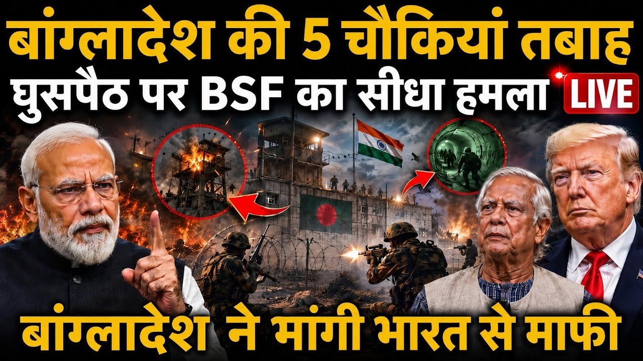 India-Bangladesh Border Crisis 2026: BSF Action, Infiltration Claims & Big UN Debate Explained