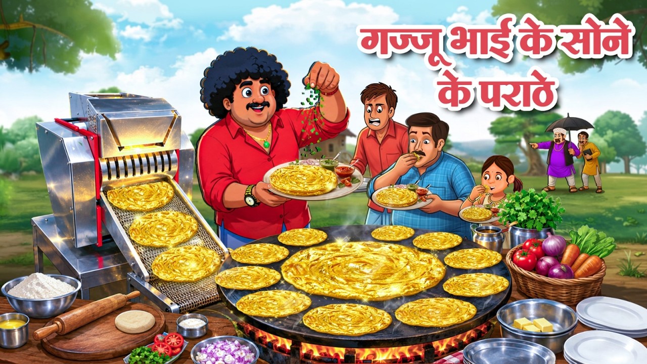 गज्जू भाई के सोने के पराठे | Jadui Kahaniya | Latest Hindi Stories | Hindi Kahaniyan |Story In Hindi
