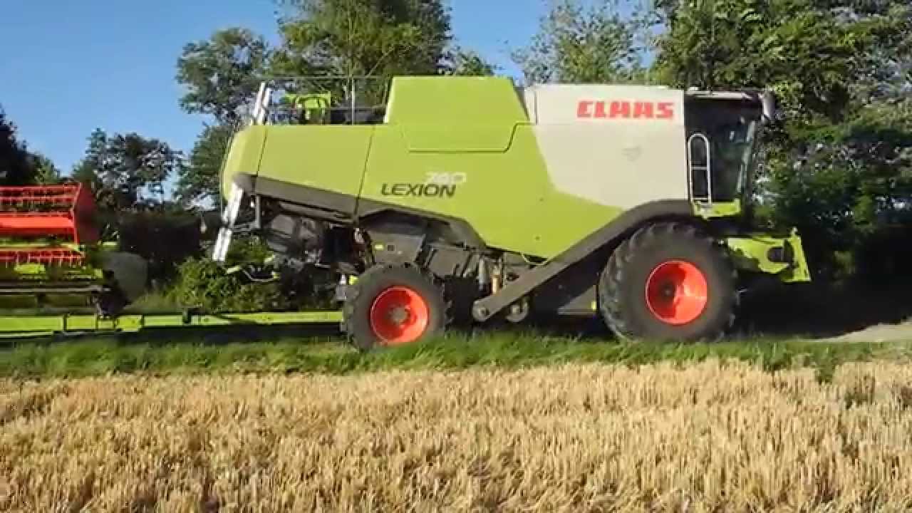 HD| Moisson 2015/ Harvest 2015 Claas Lexion 740 (Nikon Coolpix 7000)