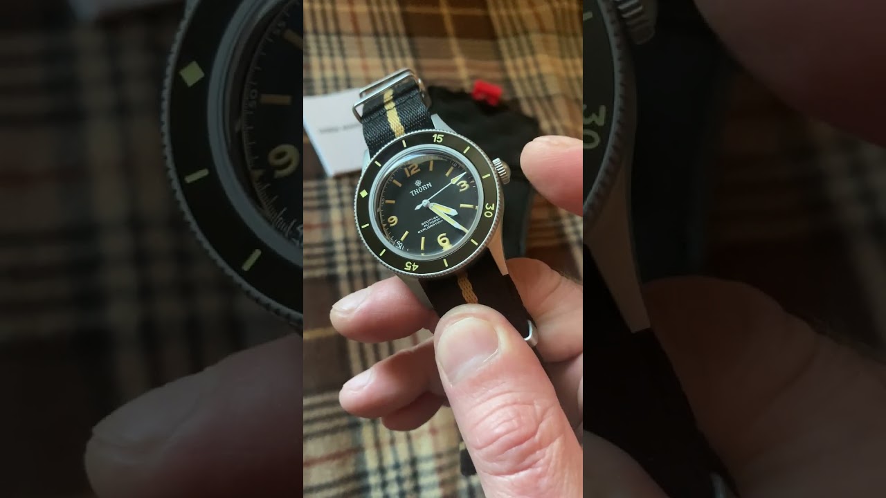 Часы «Thorn» - оммаж «Blancpain Fifty Fathoms» 1953 года.