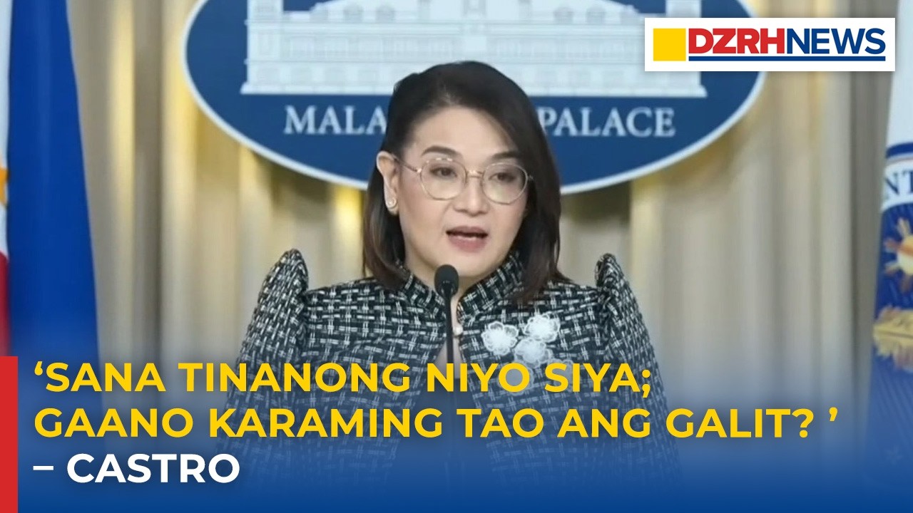 Pahayag ni VP Sara Duterte hinggil sa pag-aresto ng ICC kay FPRRD, kinuwestiyon ng Palasyo