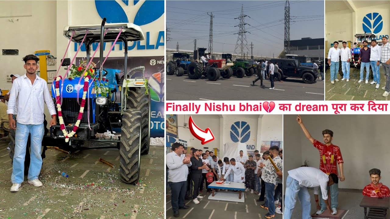 Tochan King Group लेने गया अपने Sare tractor से New Holland 4*4 Ki Delivery / Miss Uh Nishu Bhai💔🥺
