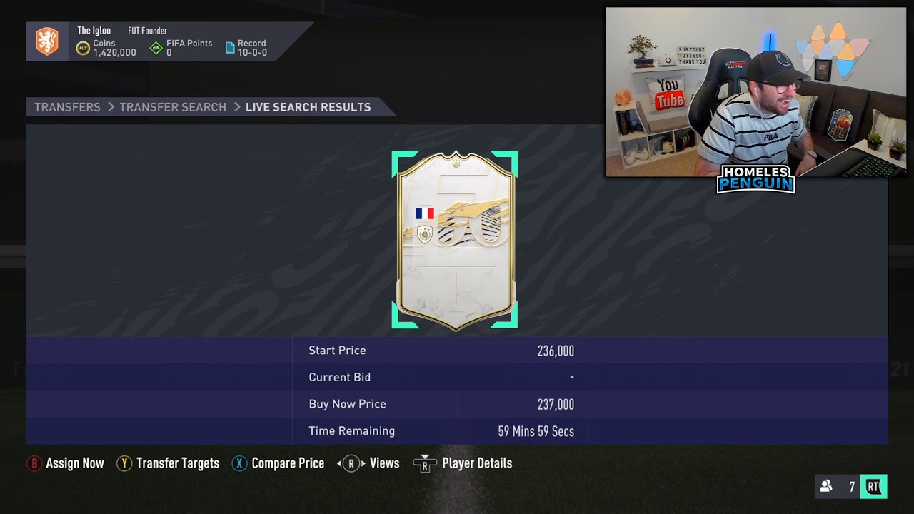 ICON SNIPING ON #FIFA21 | MY BEST ICON SNIPES ON ULTIMATE TEAM [ EP1 ]