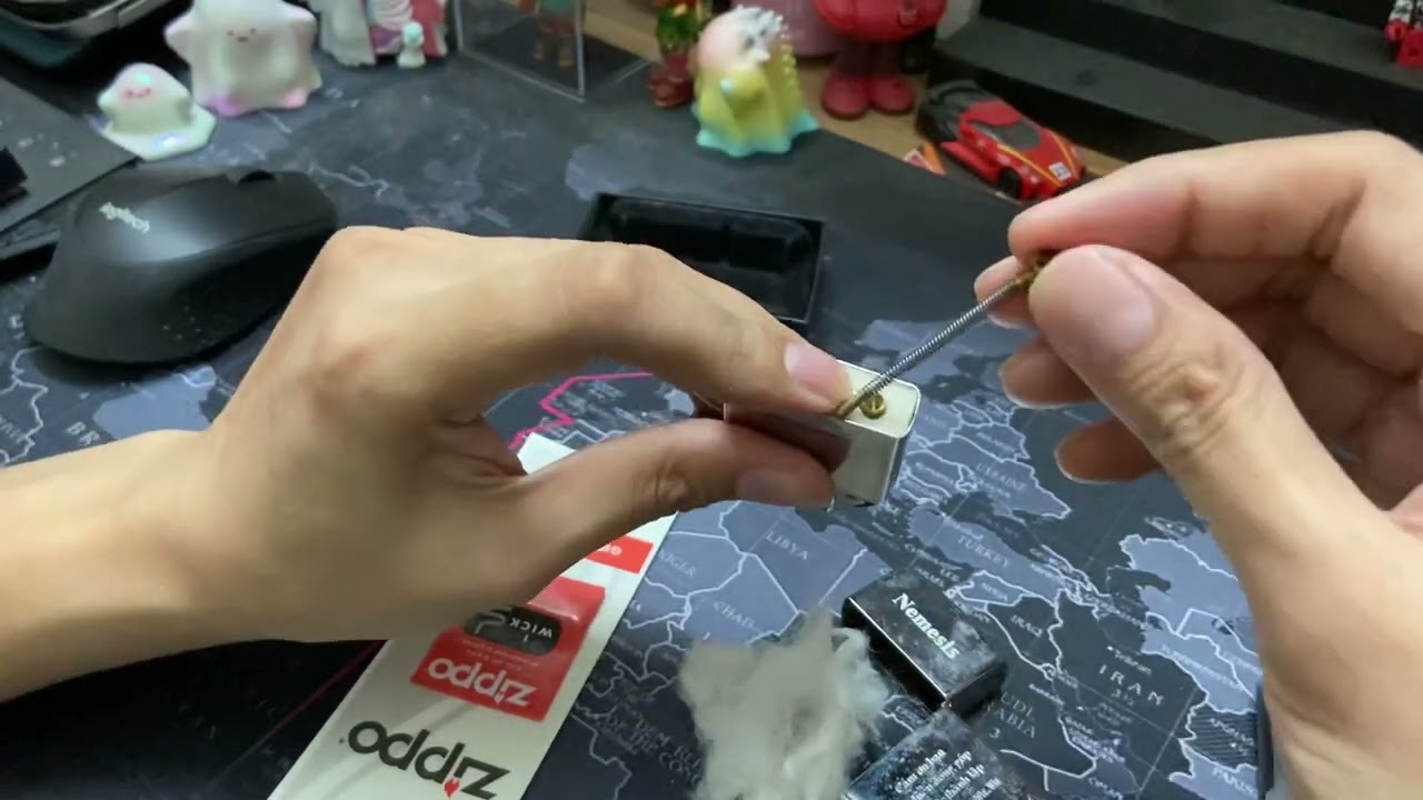 Cách để Zippo mới mua về bật phát cháy luôn, nhạy lửa. Clip 11