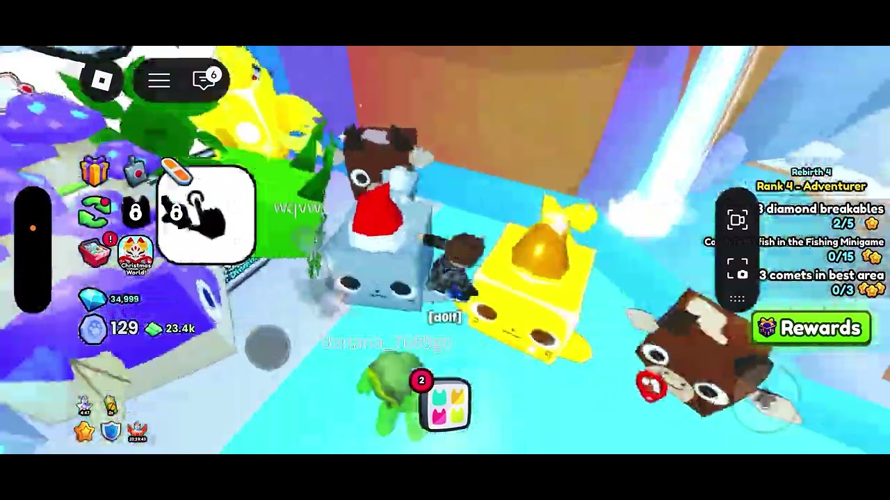 I played pet sim 99 …