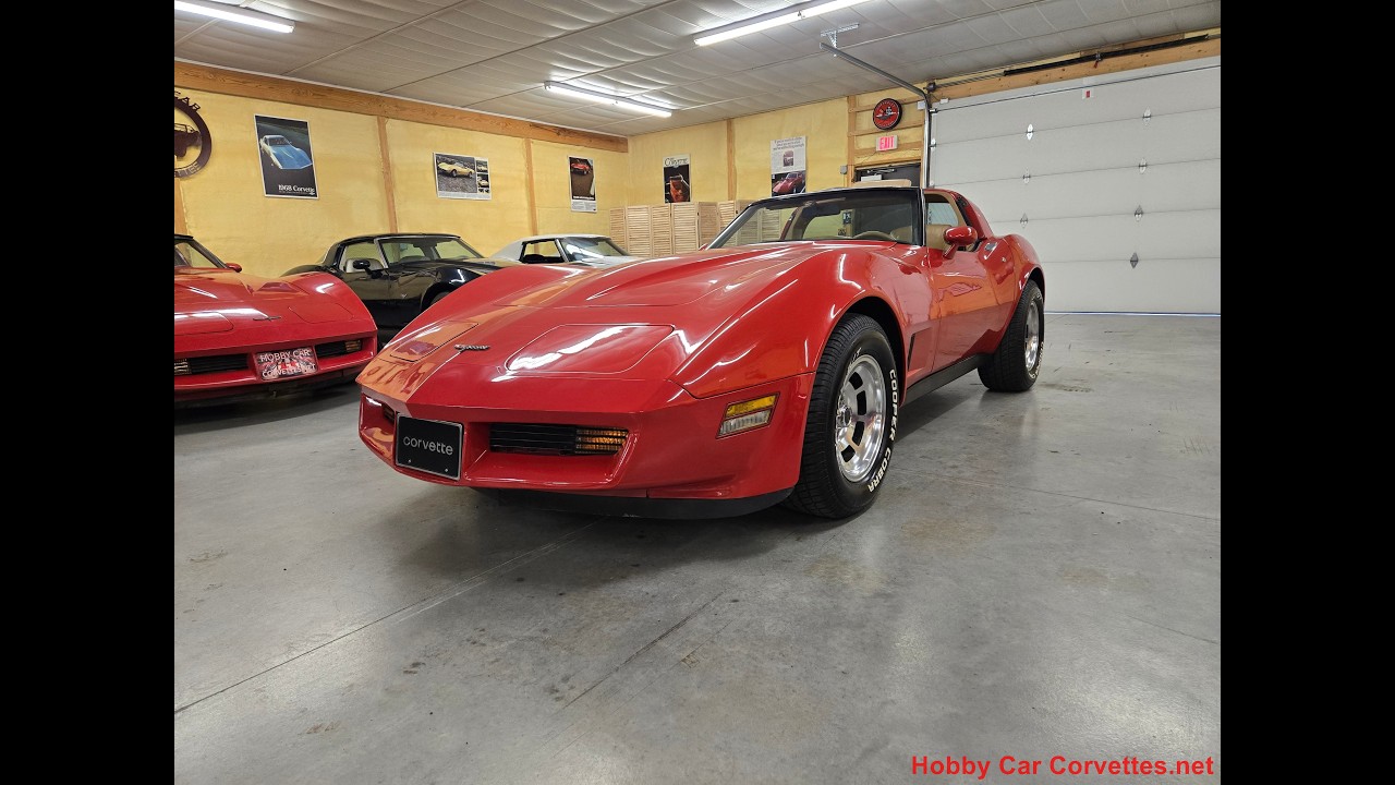 1981 Red Corvette Camel Interior For Sale