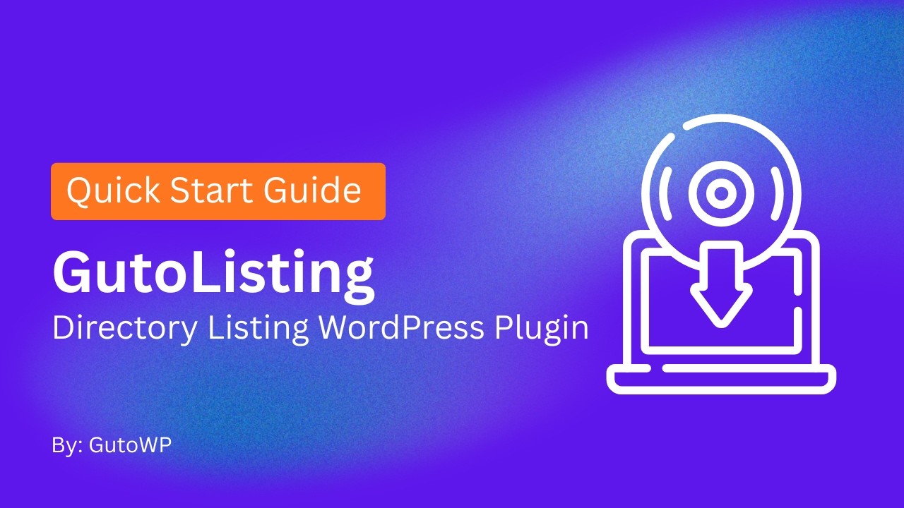 GutoListing Plugin Setup Guide | Create a Directory Website in WordPress