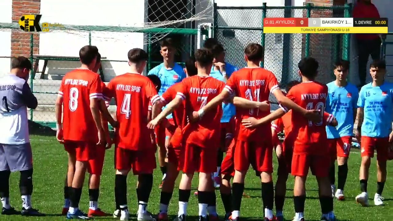 G.81 AYYILDIZ SPOR - BAKIRK&Ouml;Y 1903 U-16 TURKIYE SAMPIYONASI 1.ETAP KARSILASMASI