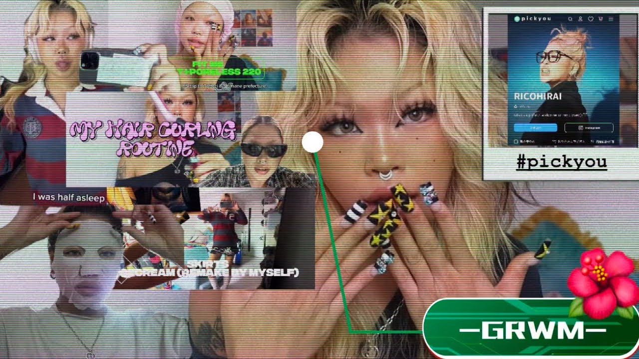 【🌺-国内出張GRWM-☀️🧖🏽‍♀️💇🏼‍♀️💄】✅MAKEUP/CURLY HAIR ROUTINE/ and A LITTLE ANNOUNCEMENT🤫.... 👗👔👚‼️‼️#pickyou