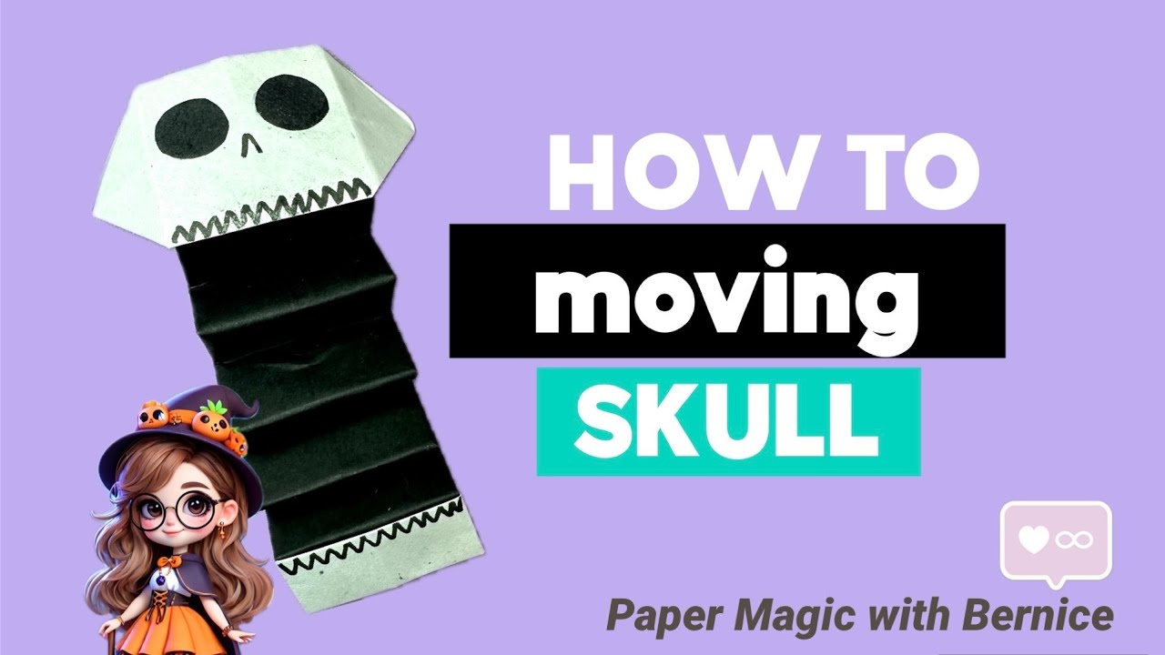 Spooky DIY: Animate Your Own Paper Skull for Halloween 💀