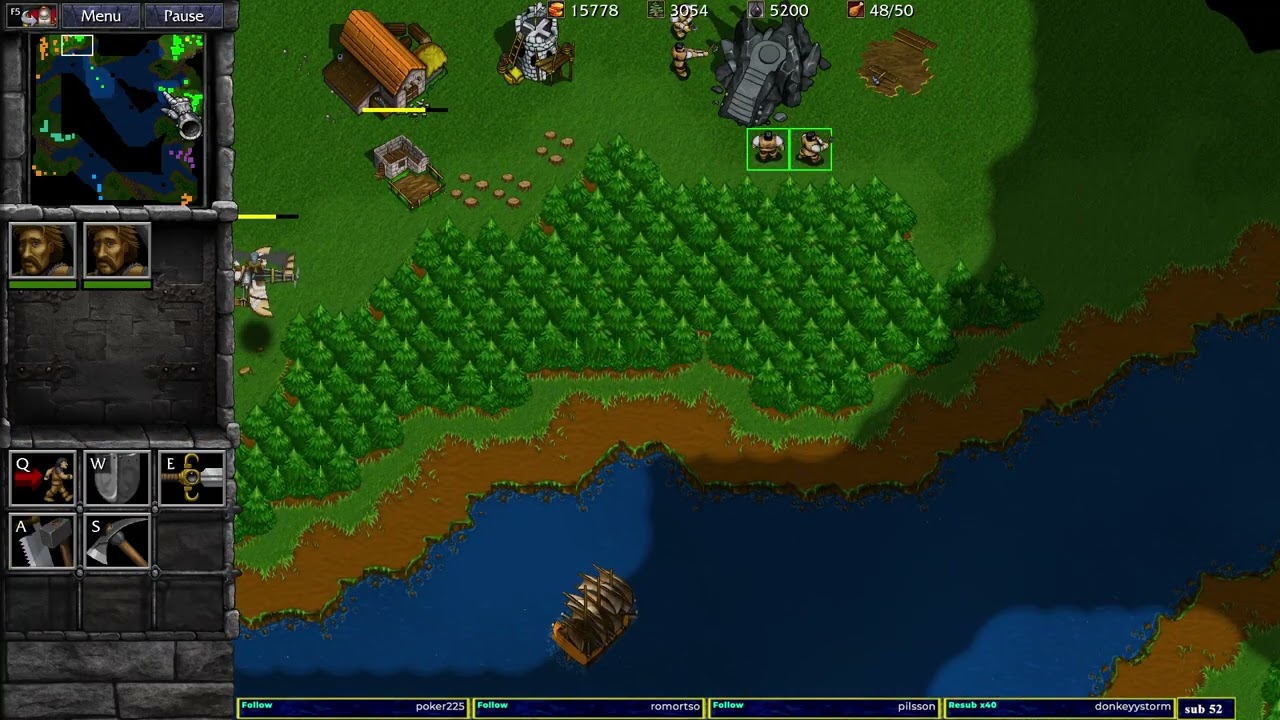 Warcraft 2 Remastered High Seas Combat FFA