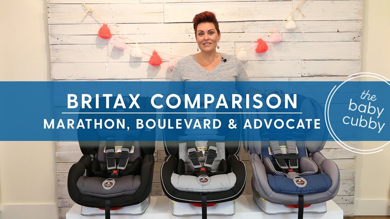 Comparison Between Britax Clicktight Car Seats | Marathon, Boulevard, Advocate