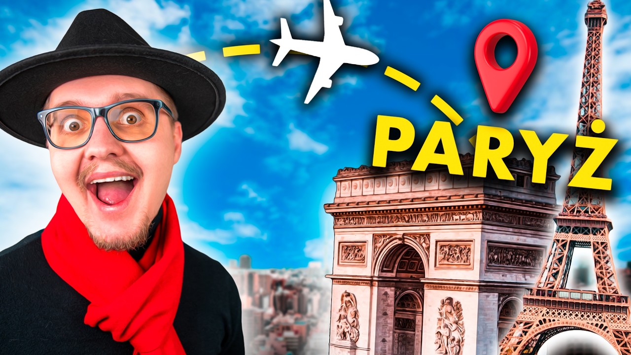 LOT SAMOLOTEM DO PARYŻA! 🇫🇷 [KAMIL W PARYŻU] odc. 1/6