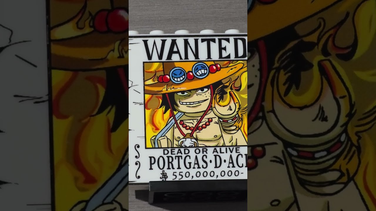 Custom Onepiece Wanted Lego Prints