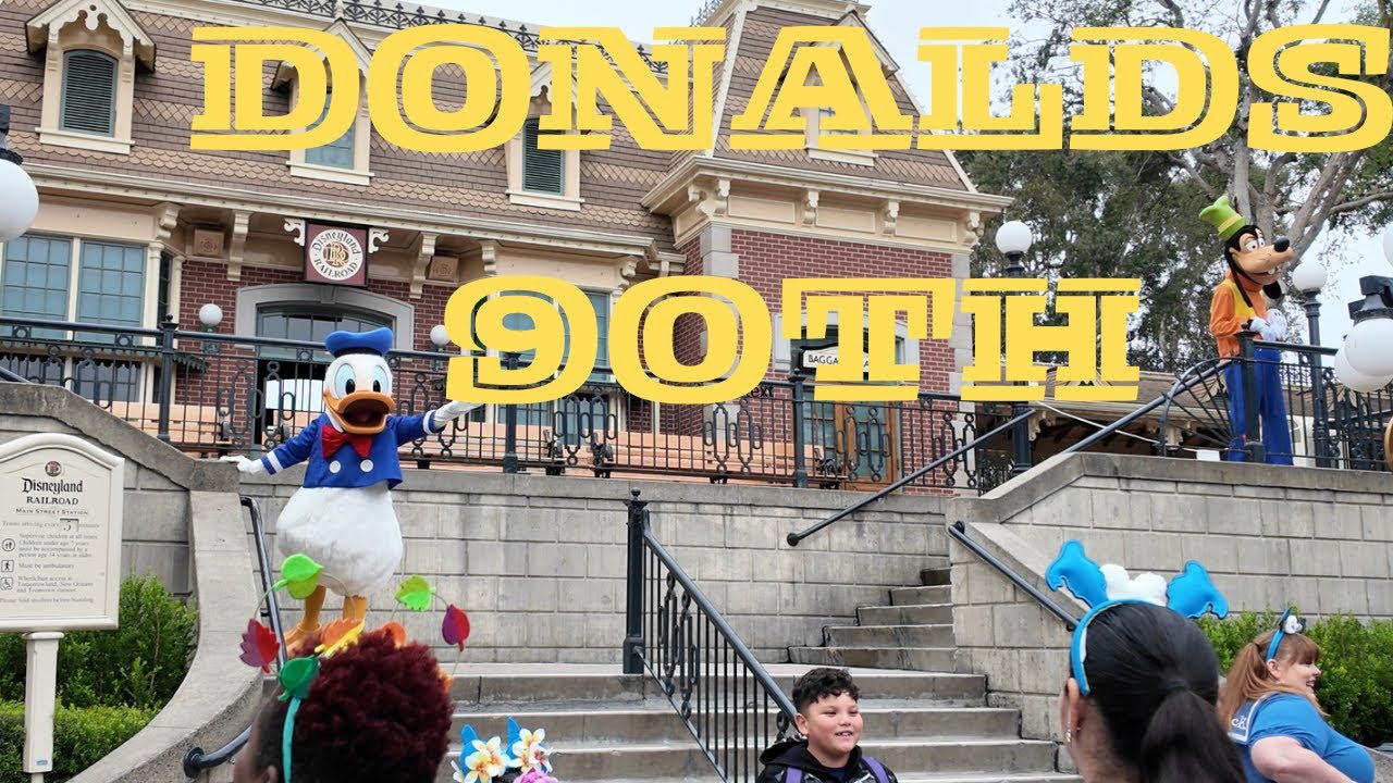 Disneyland Resort Celebrating Donald Ducks 90th Birthday