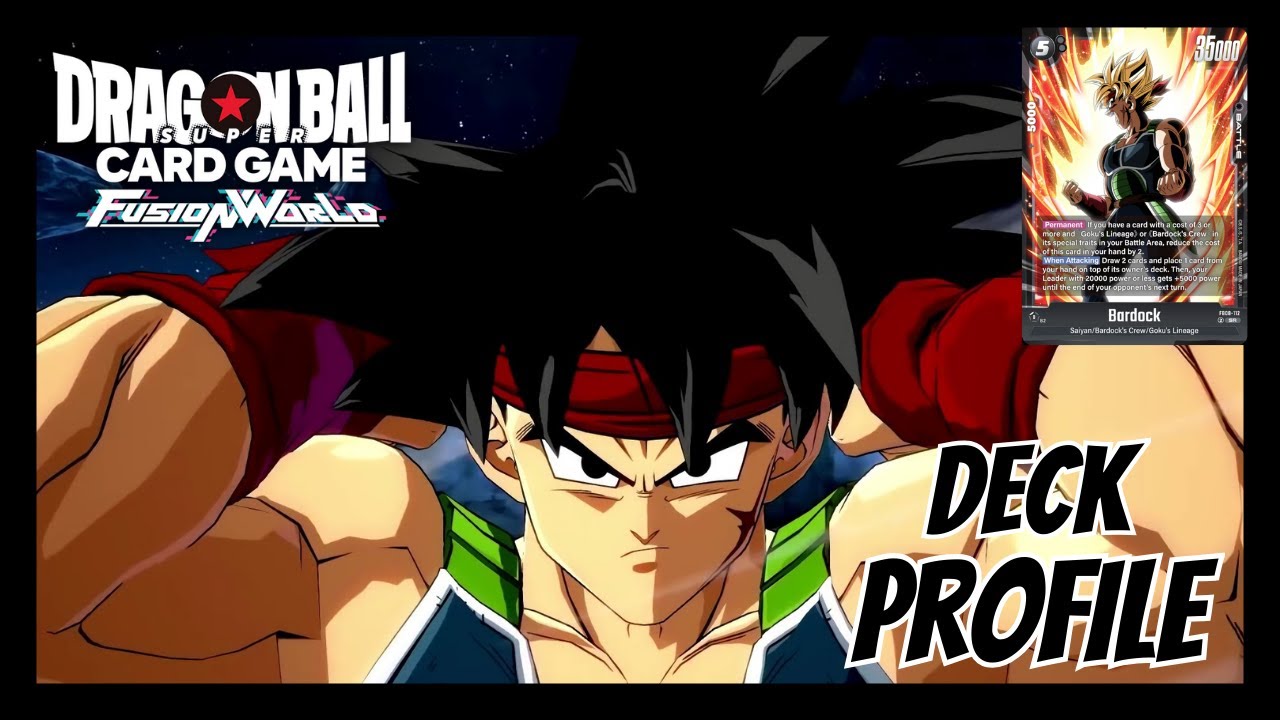 🐉 BARDOCK FB08 Deck PROFILE ⚫️ | DRAGON BALL Super Card Game FUSION WORLD | DBSFW gameplay