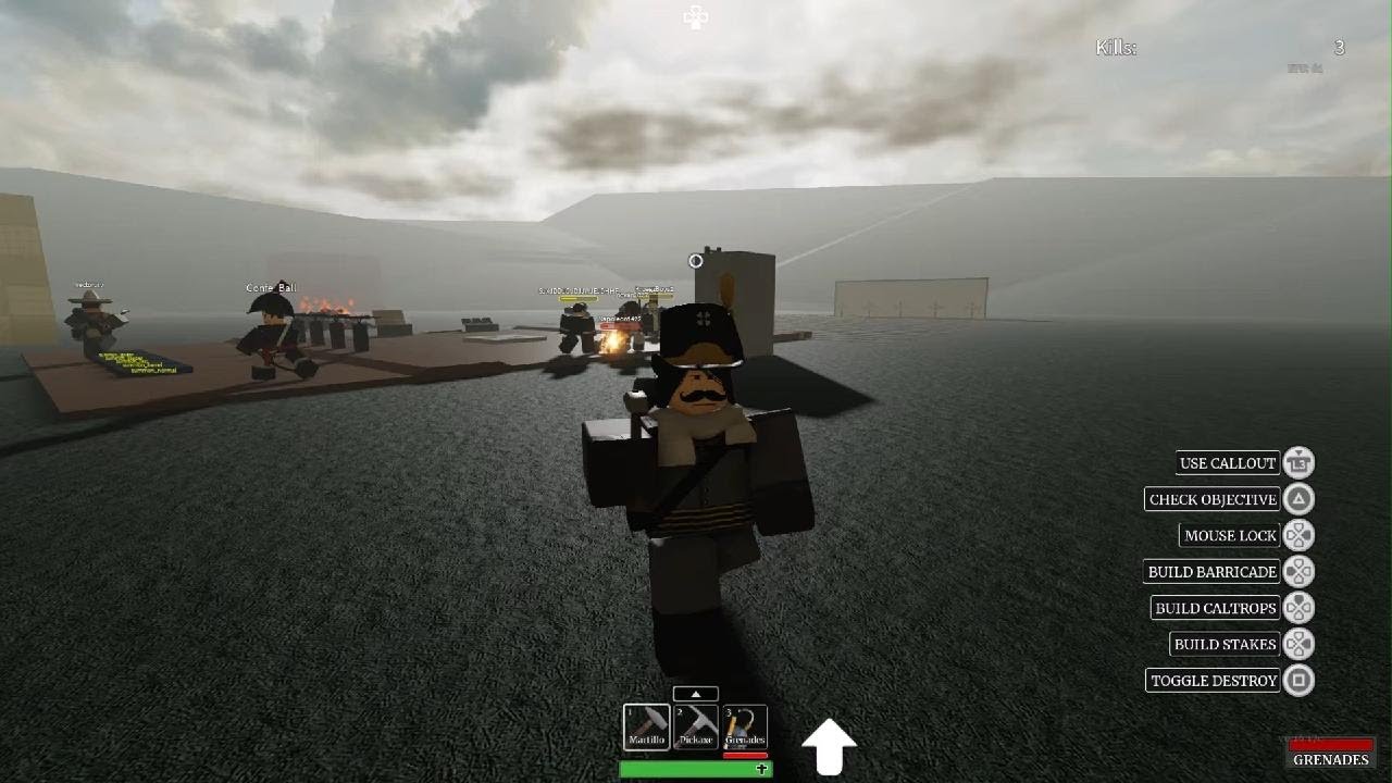 Sappers sapping  in public test place in guts and blackpowder