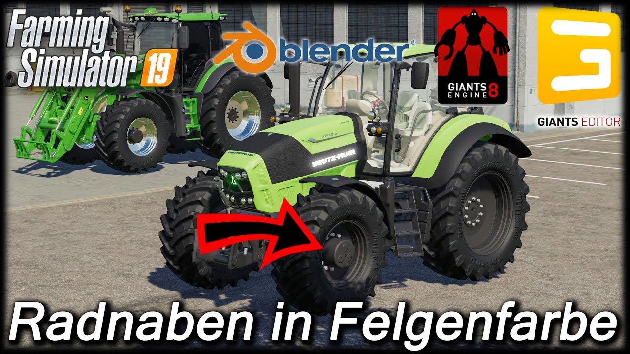 LS19 Modding #32 Radnaben in Felgenfarbe lackieren
