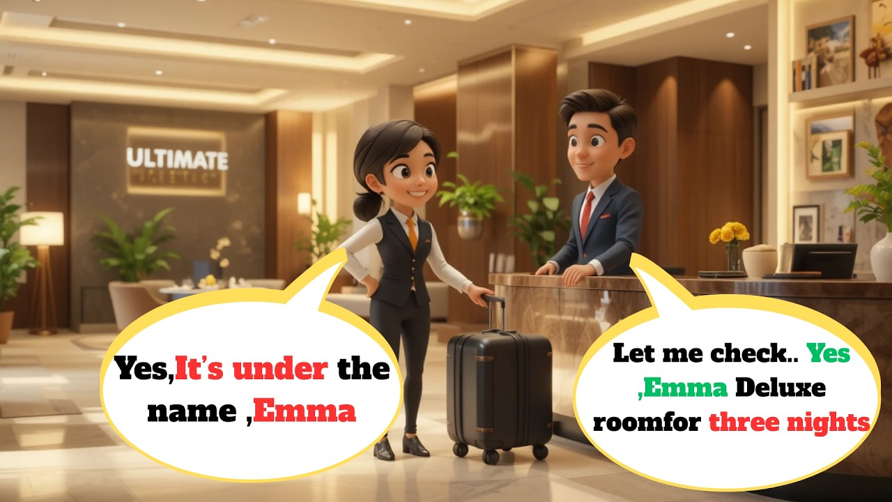 The Grand Stay A Hotel Story | English Listening Practice For Start Learning English ( A1-Level )
