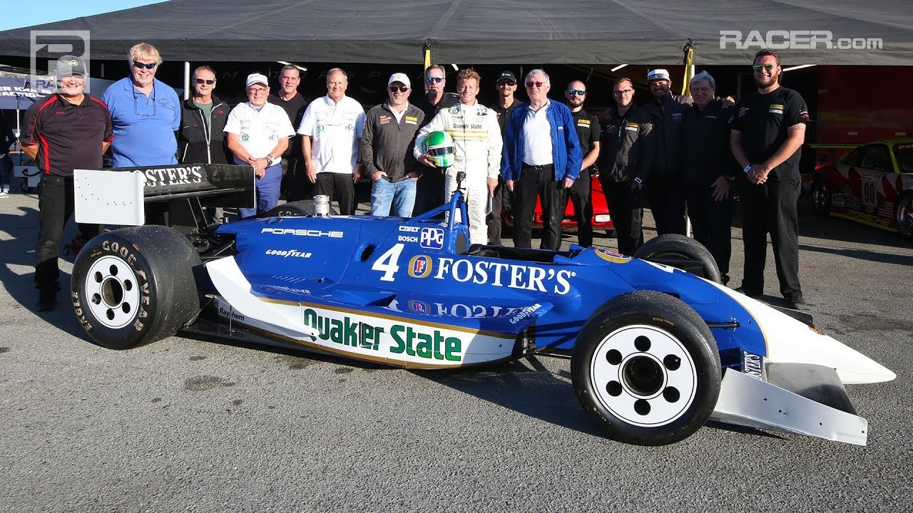 RACER: 1990 March Porsche Indy Car Shakedown with Pat Long