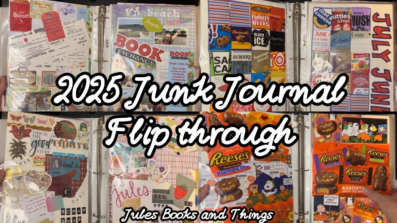 2025 Junk Journal Flip Trough